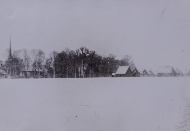 Die Siedlung im Winter