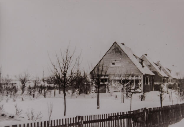 Die Siedlung im Winter